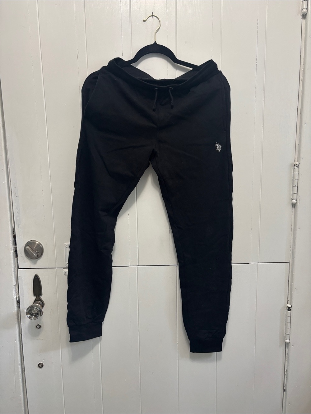 U.S. Polo Assn. Black Boys Jogger Sweatpants